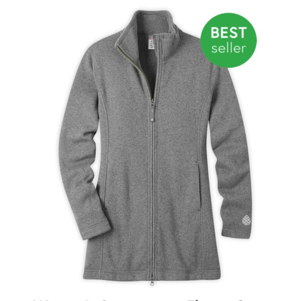 Stio Women’s Sweetwater Fleece medium grey NWOT